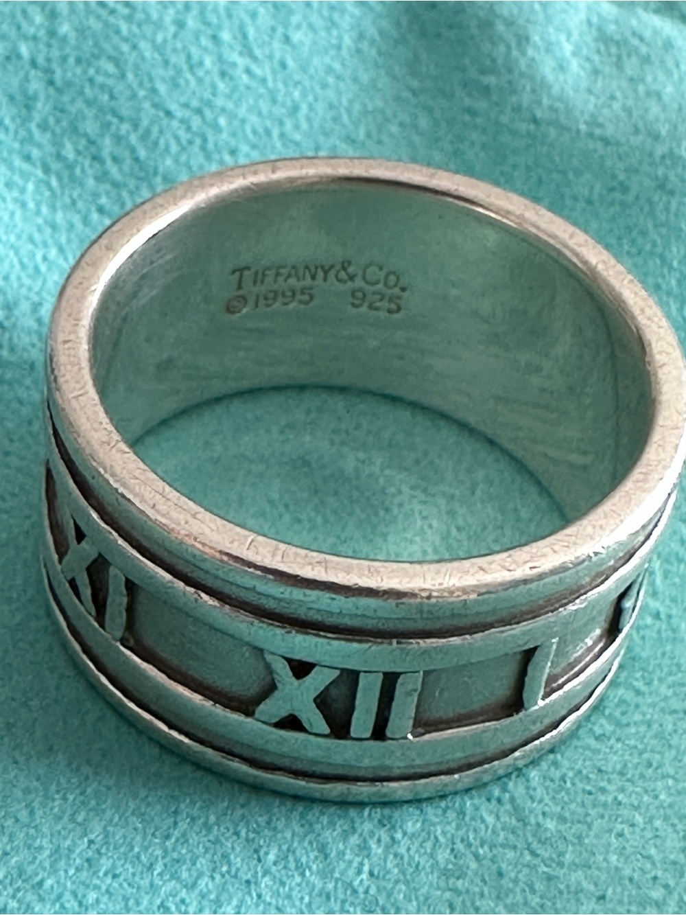 Tiffany & Co. Wide Atlas Ring  Size 10.5